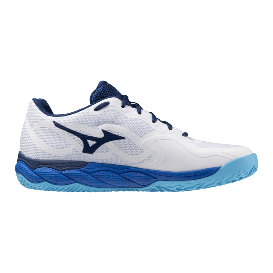 Mizuno WAVE ENFORCE COURT CC White/estate blue/river blue