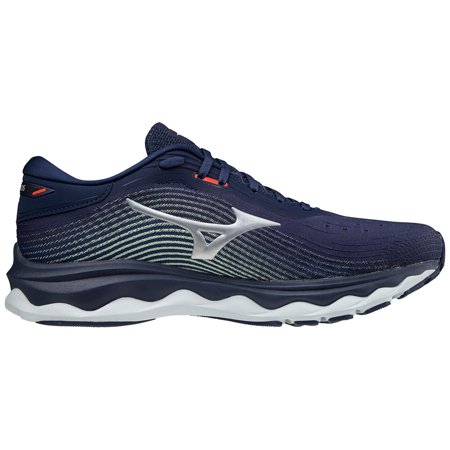 Mizuno Wave Sky 5 Peacoat/Silver/IRed
