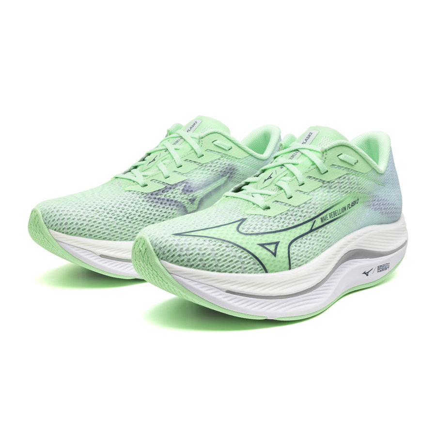 Mizuno WAVE REBELLION FLASH 2 NeoMint/VintageIndigo/HintMint