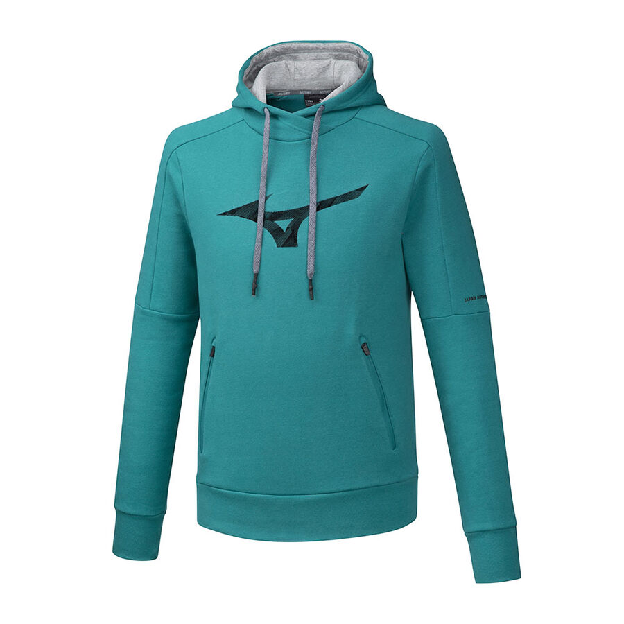 Mizuno Heritage Hoody Blue Grass
