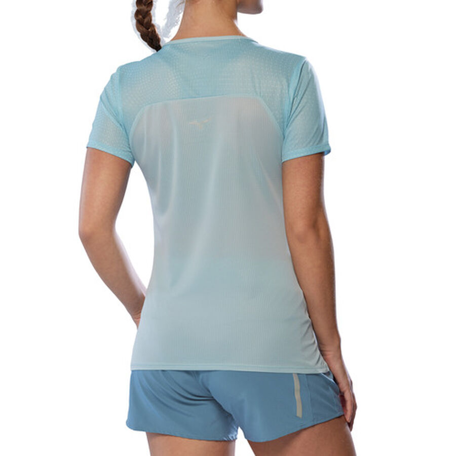 Mizuno DRYAEROFLOW GRAPHIC T-SHIRT Cloud blue