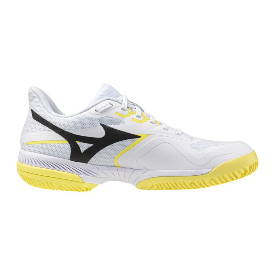 Mizuno WAVE EXCEED COURT PADEL White/Black Sand/Lemon Tonic