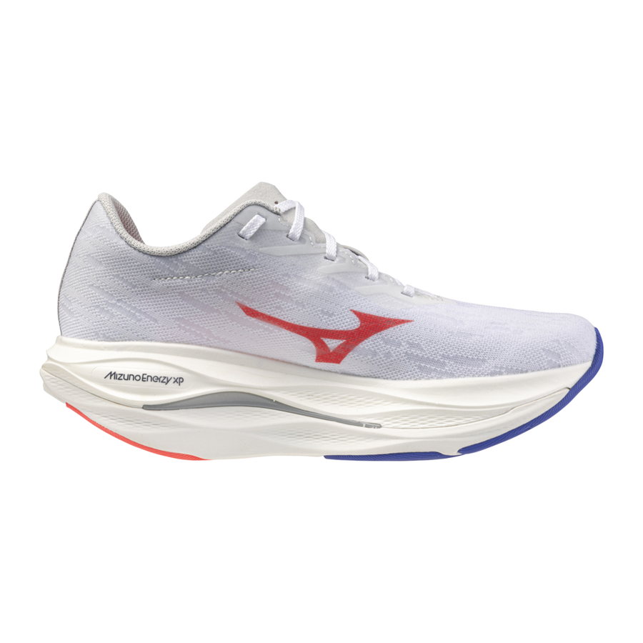 Mizuno WAVE REBELLION FLASH 3 White/Striking Coral/Iris Bloo