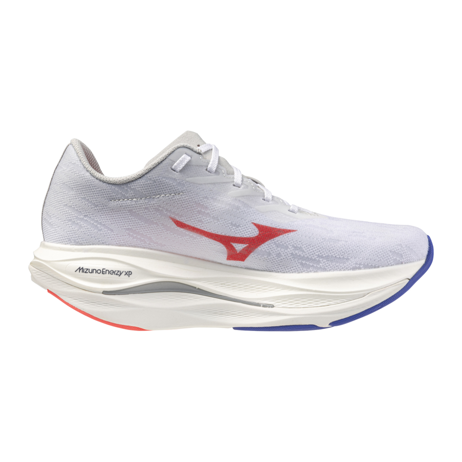 Mizuno WAVE REBELLION FLASH 3 White/Striking Coral/Iris Bloo