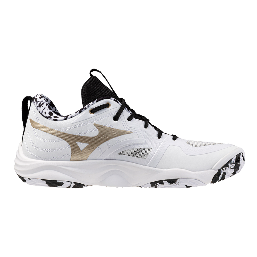 Mizuno WAVE MOMENTUM ELITE White/Black/GE Gold