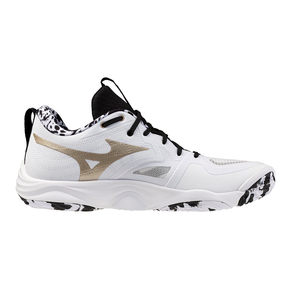 Mizuno WAVE MOMENTUM ELITE White/Black/GE Gold