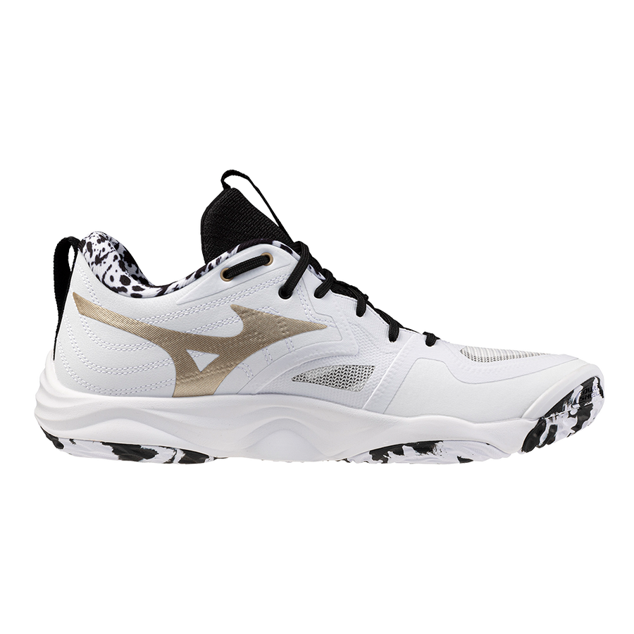 Mizuno WAVE MOMENTUM ELITE White/Black/GE Gold