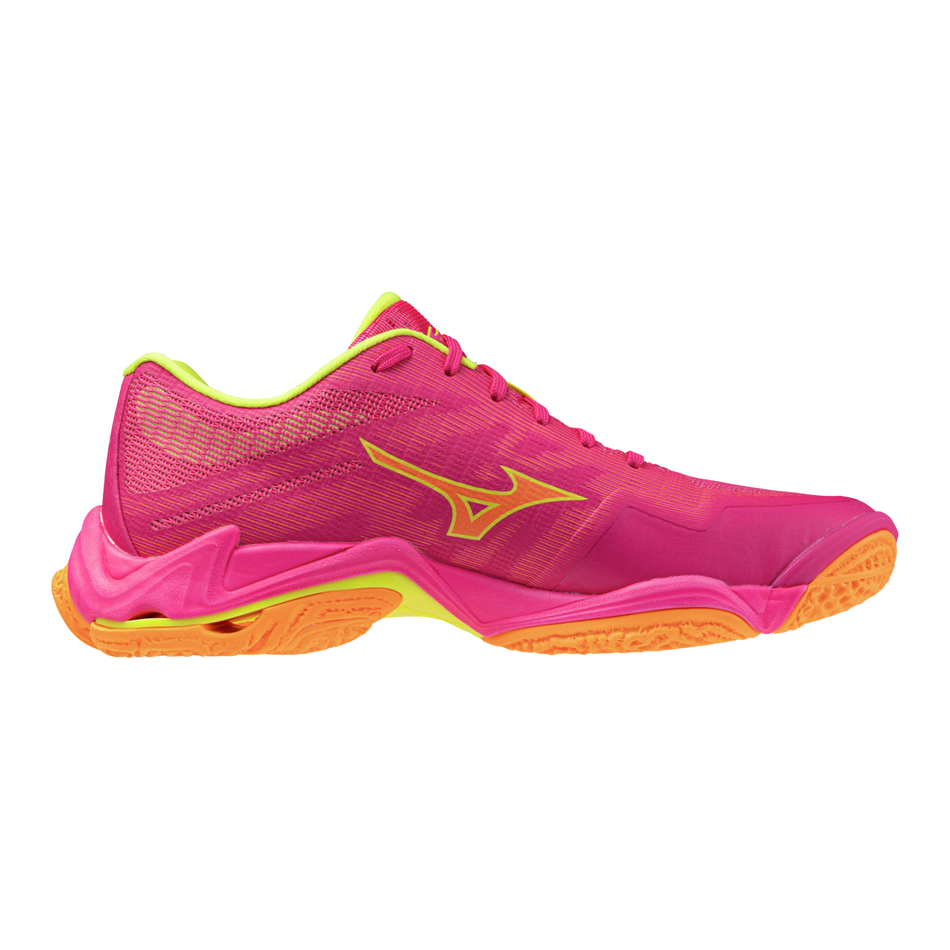Mizuno WAVE LIGHTNING ELITE Pink Tetra/Fortune Yellow/Light Orange