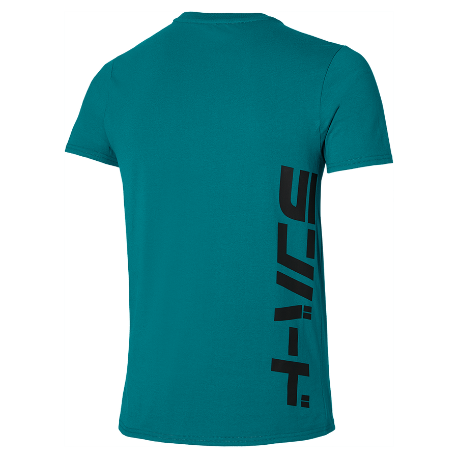 Mizuno Katakana Tee Harbor Blue