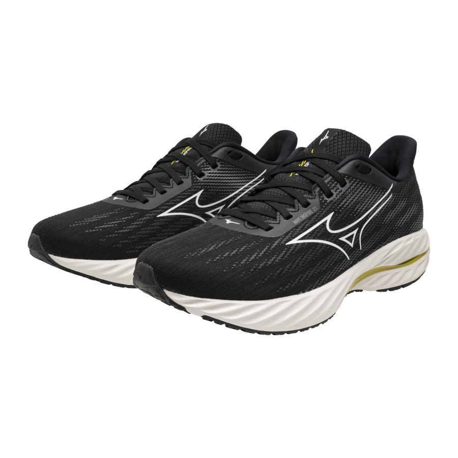 Mizuno WAVE INSPIRE 21 Black/White/Vibrant Yellow