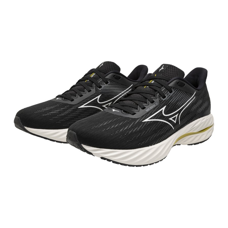 Mizuno WAVE INSPIRE 21 Black/White/Vibrant Yellow
