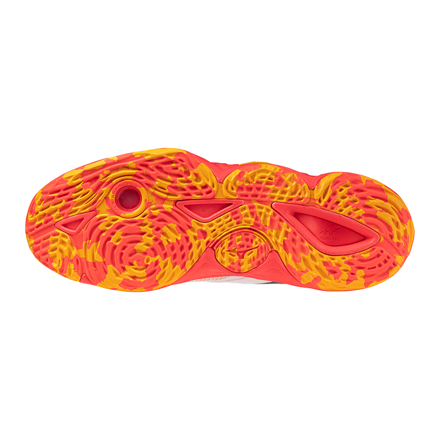 Mizuno WAVE MOMENTUM ELITE MID White/Fiery Coral 2/Citrus
