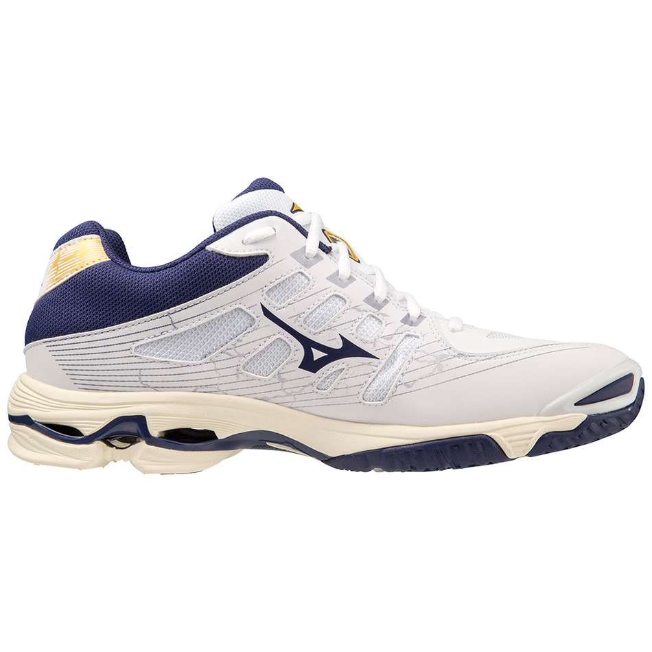 Mizuno WAVE VOLTAGE White/BlueRibbon/MP Gold