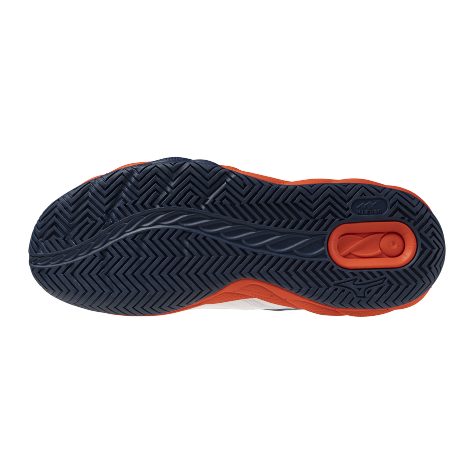 Mizuno WAVE ENFORCE COURT 2 AC White/insignia Blue/orange.com
