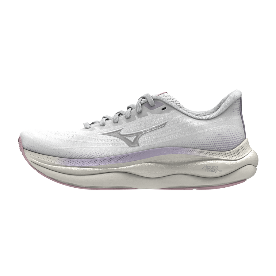 Mizuno WAVE SKY 9 White/Silver/Orchid Petal