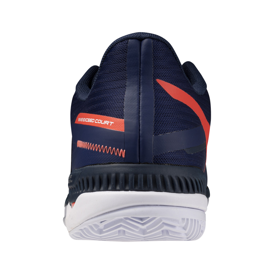 Mizuno WAVE EXCEED COURT CC Beacon Blue/lava Orange/white