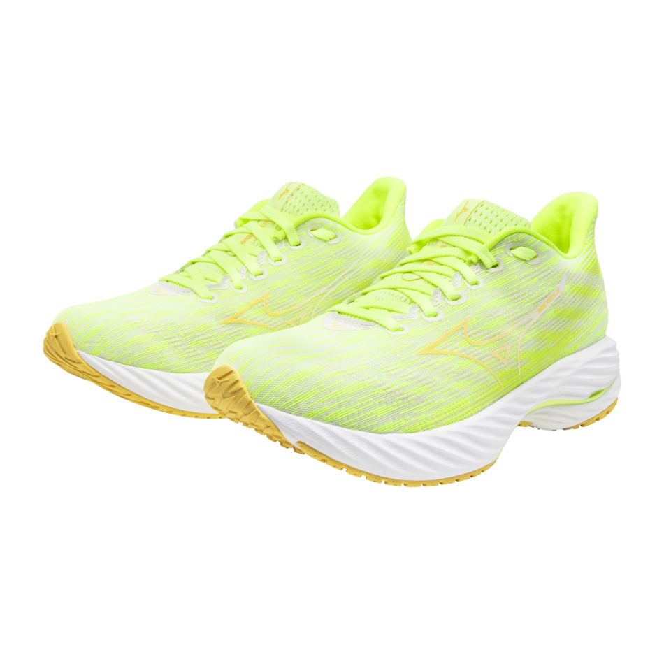 Mizuno WAVE RIDER 28 Mizuno neo lime/flax/mizuno snow white