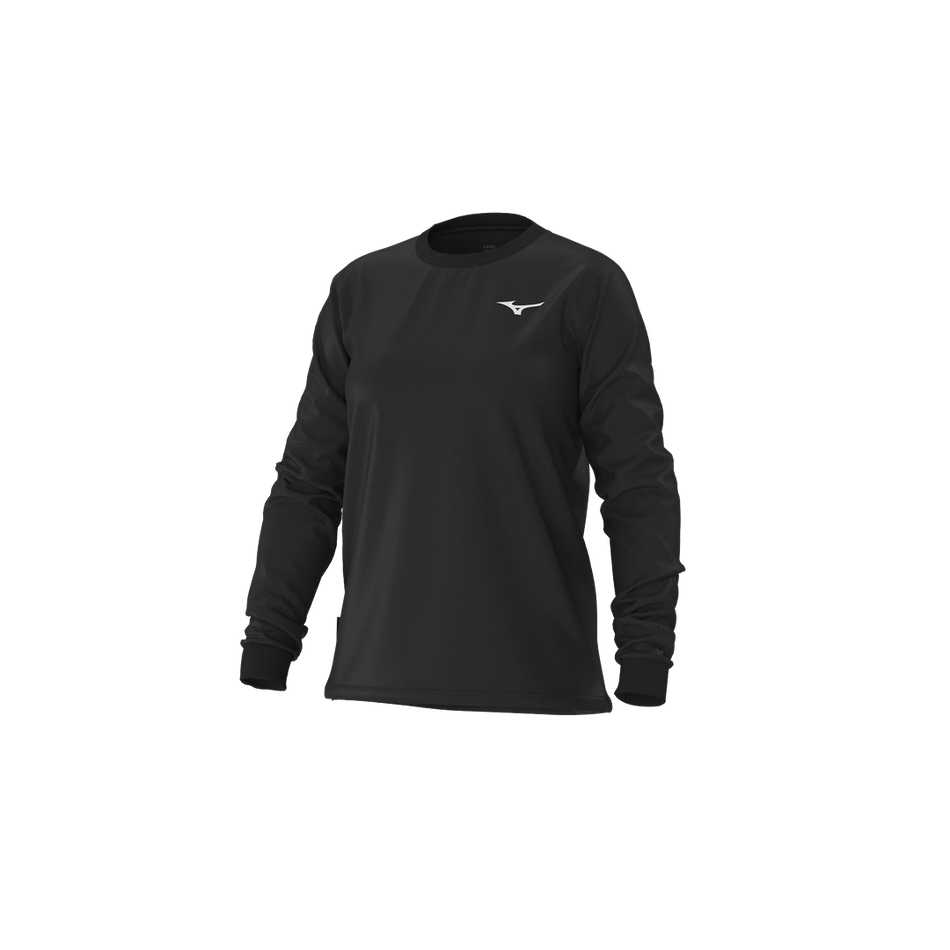 Mizuno Athleticwear new wave long sleeve Black