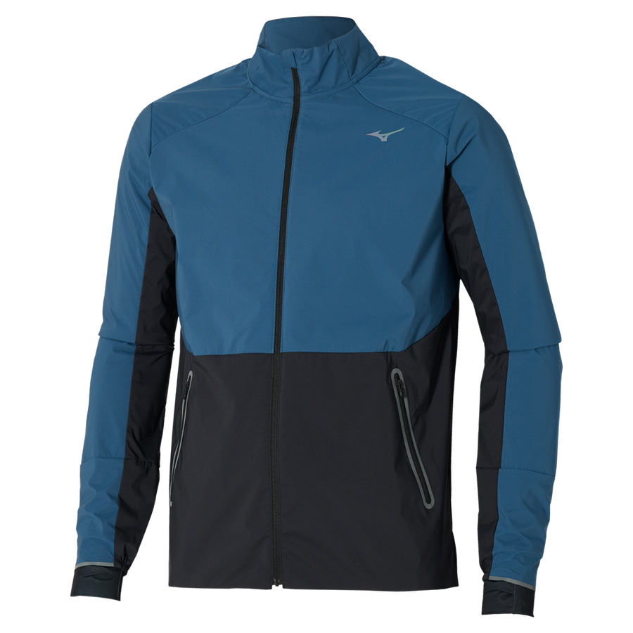 PREMIUM WARM JACKET Azul Ropa running hombre Mizuno Espana