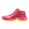 Mizuno WAVE LIGHTNING ELITE MID Pink Tetra/Fortune Yellow/Light Orange