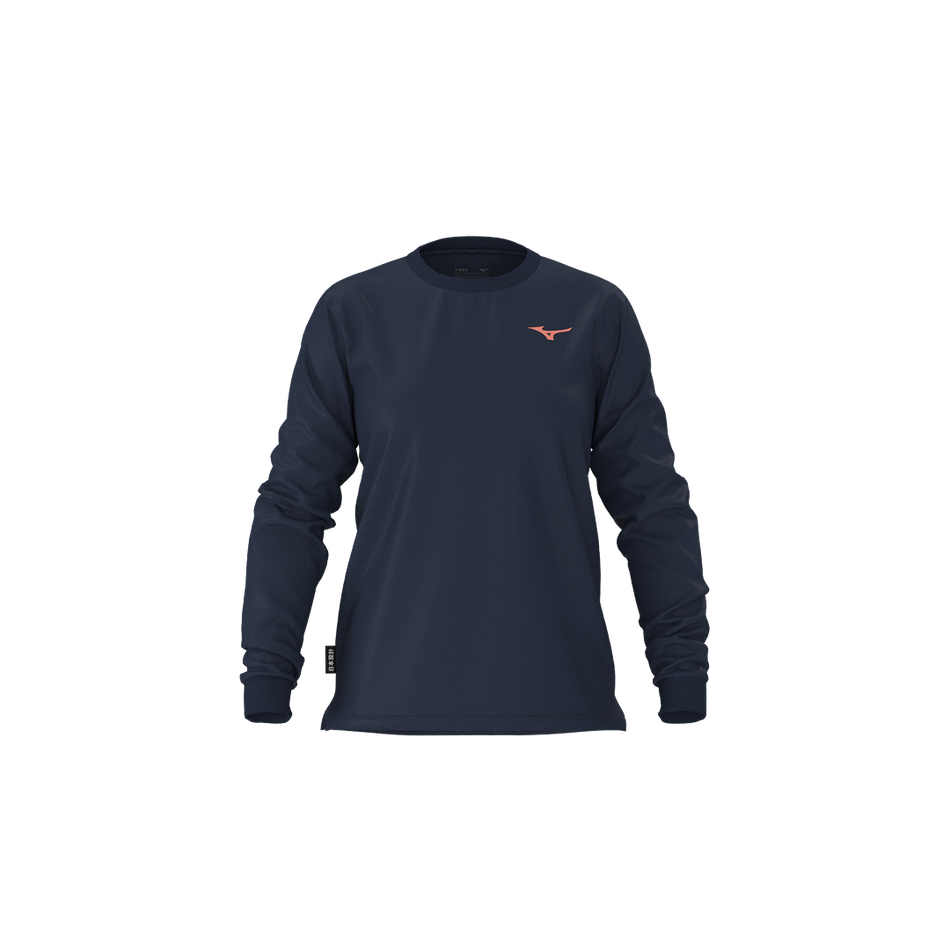 Mizuno Athleticwear new wave long sleeve Dress blues