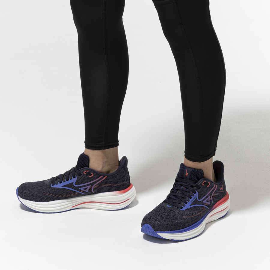 Mizuno WAVE RIDER 29 Odyssey Gray/Iris Bloom/Calyps