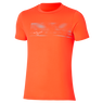 Mizuno Athletics Graphic Tee Nasturtium 