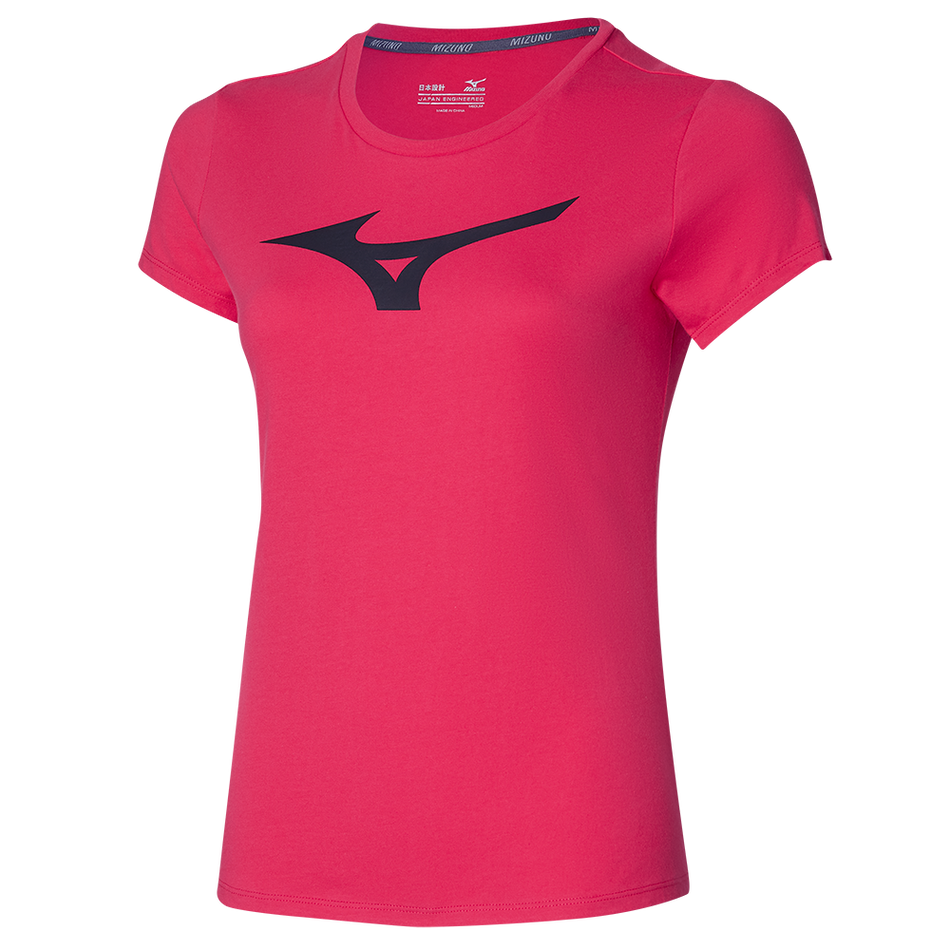 Mizuno RB Logo tee Rose Red