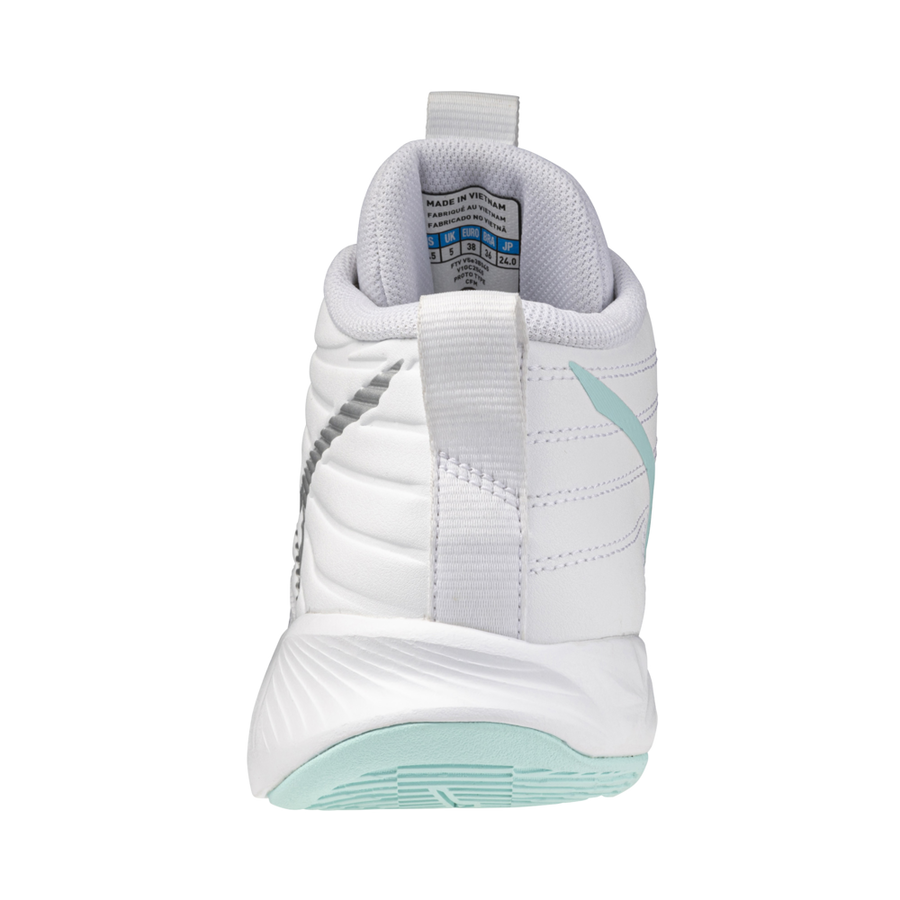 Mizuno WAVE MOMENTUM PRO MID White/Blue Tint