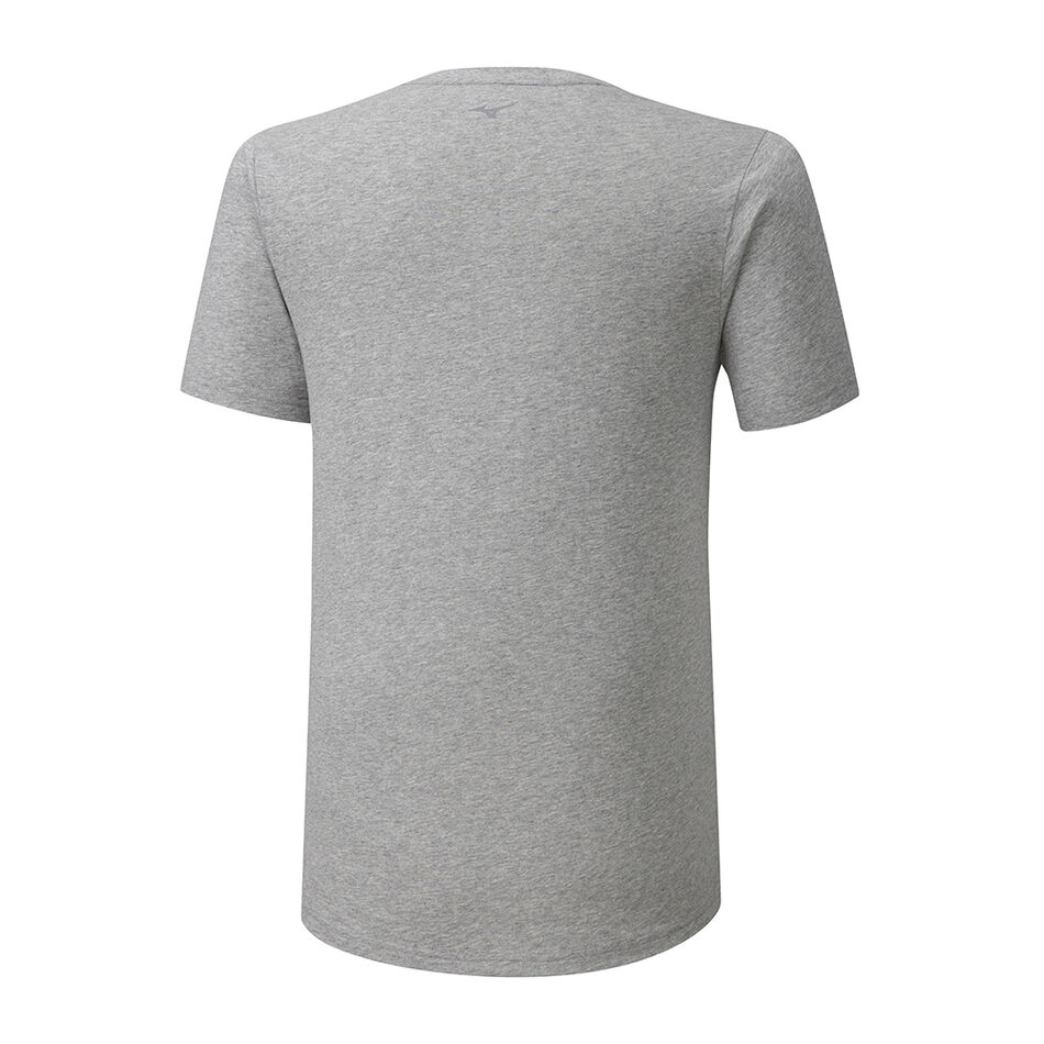 Mizuno Mizuno Runbird Tee Grey Melange