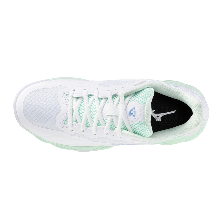 Mizuno WAVE ENFORCE COURT CC White/frontier blue/bay Mizuno WAVE ENFORCE COURT CC White/frontier blue/bay