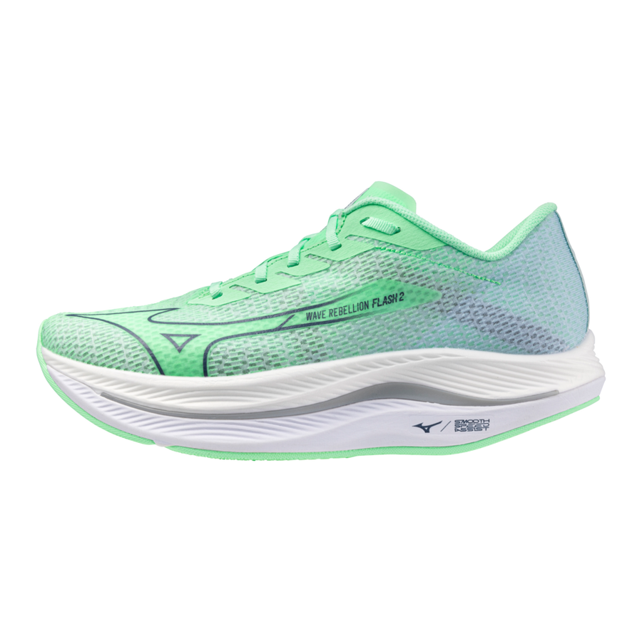 Mizuno WAVE REBELLION FLASH 2 NeoMint/VintageIndigo/HintMint