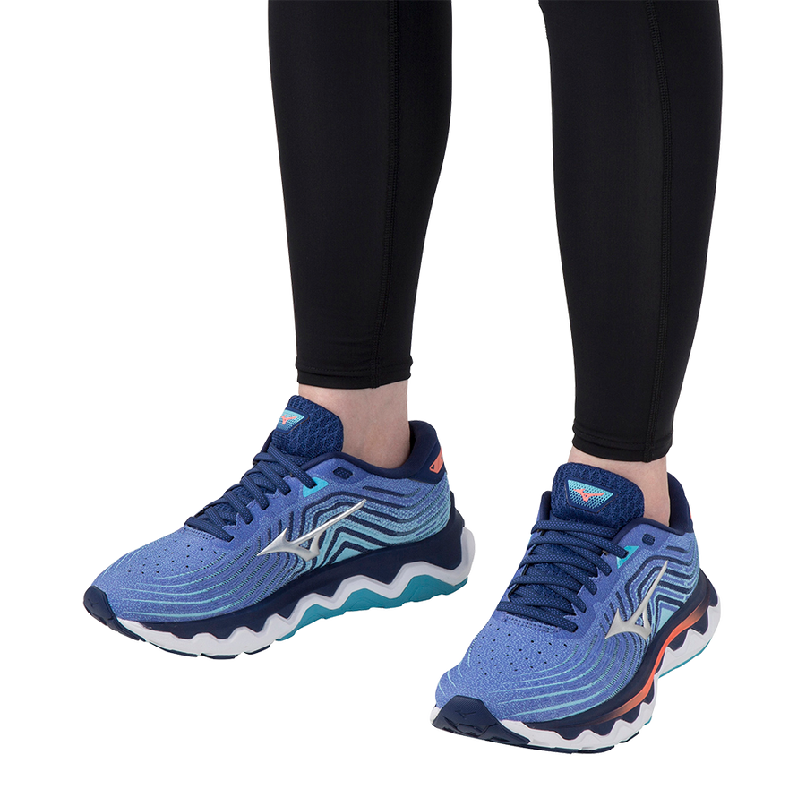 Mizuno Wave Horizon 6 DazzlingBlu/Slvr/NeonFra