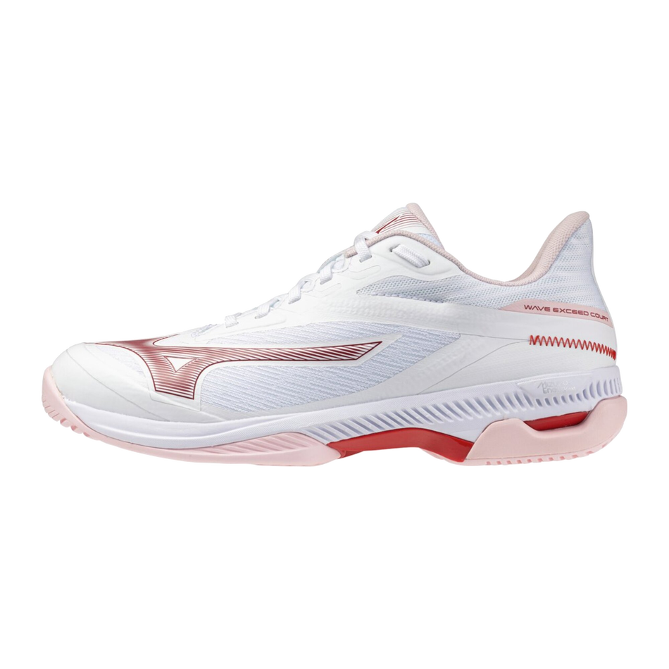 Mizuno WAVE EXCEED COURT AC White/Pinkesque/Barbados Cherr