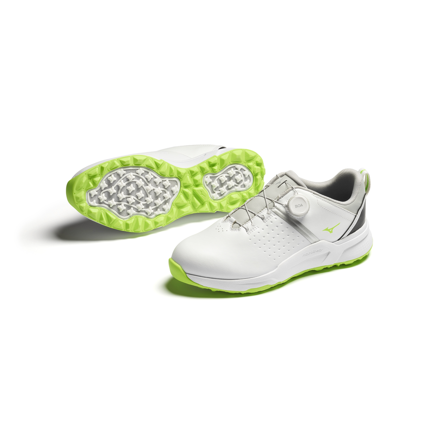Mizuno Hazard Enerzy Boa White/Green Gecko