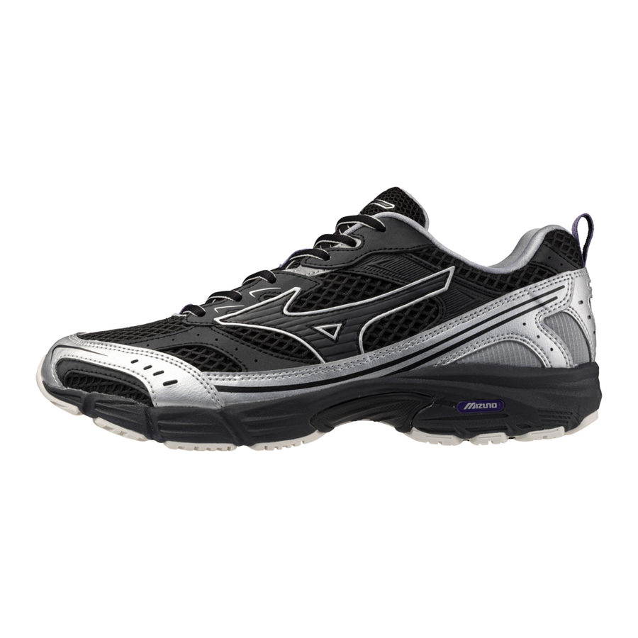 Mizuno MXR Black/black sand/purple haze