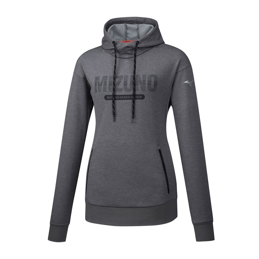 Mizuno Heritage Hoody Grey Melange