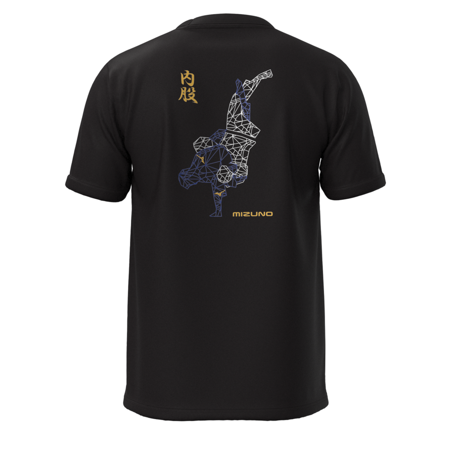 Uchimata T shirt Jr Nero Clothing Mizuno Italia