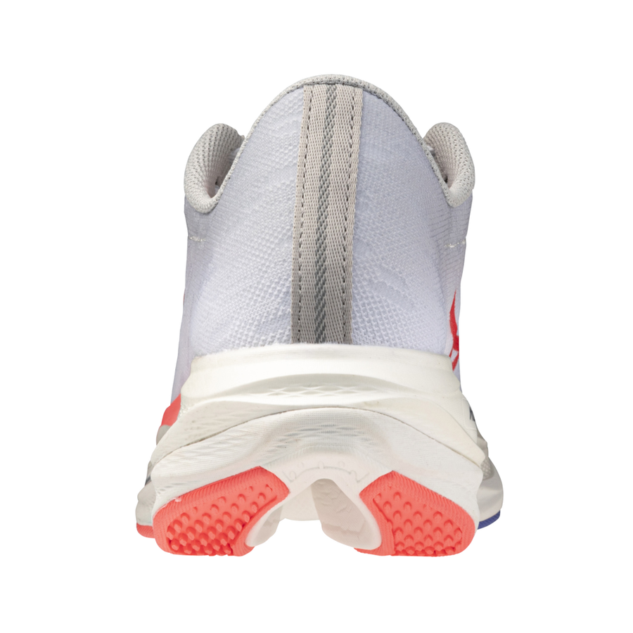 Mizuno WAVE REBELLION FLASH 3 White/Striking Coral/Iris Bloo