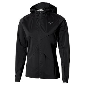 Mizuno Tech Thermal Charge Hodded Jacket Black Tech Thermal Charge Hodded Jacket