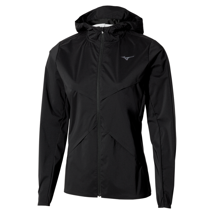 Mizuno Tech Thermal Charge Hodded Jacket Black Mizuno Tech Thermal Charge Hodded Jacket Black