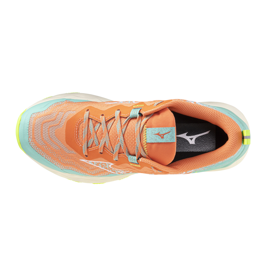 Mizuno WAVE DAICHI 9 Fresh Salmon/White/Sharp Green