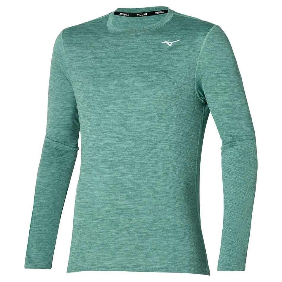 Mizuno IMPULSE CORE LONGSLEEVE T-SHIRT Mineral Blue