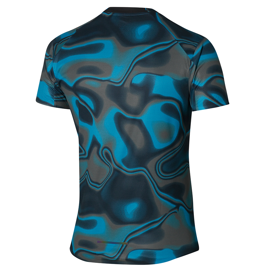 Mizuno Premium Aero Tee Hawaiian Ocean/Black