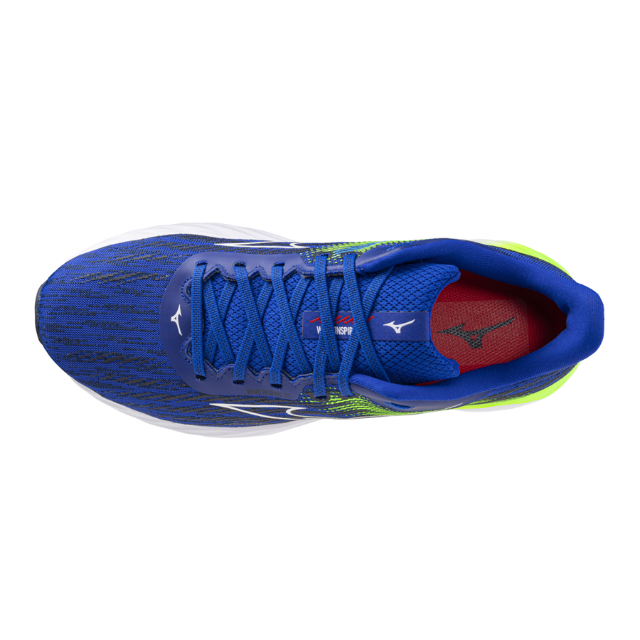 Mizuno WAVE INSPIRE 21 Reflex blue c/white/green gecko