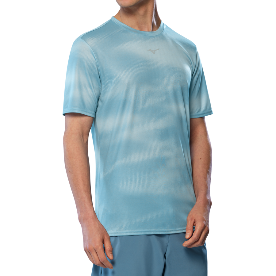 Mizuno CORE GRAPHIC T-SHIRT Cloud blue
