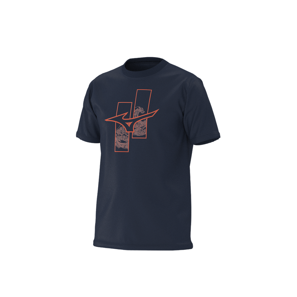 Mizuno Athleticwear runbird t-shirt Dress blues