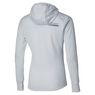 Mizuno Active warmalite hybrid full zip hooded long sleeve top  Cloudscape