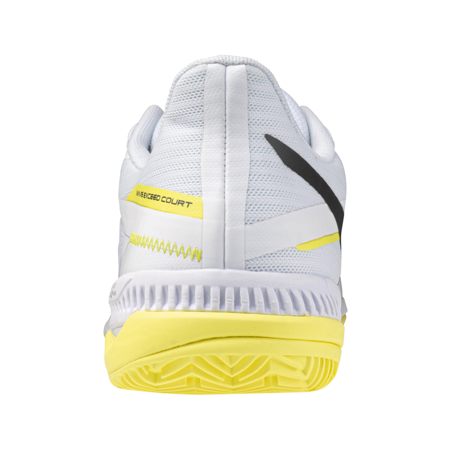 Mizuno WAVE EXCEED COURT PADEL White/Black Sand/Lemon Tonic