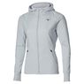 Mizuno Active warmalite hybrid full zip hooded long sleeve top  Cloudscape